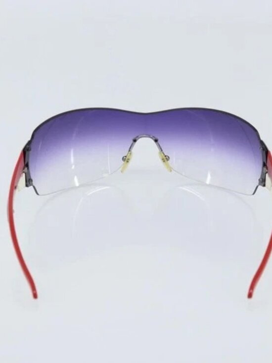 PRADA Sunglasses plastic Purple Auth bs33479